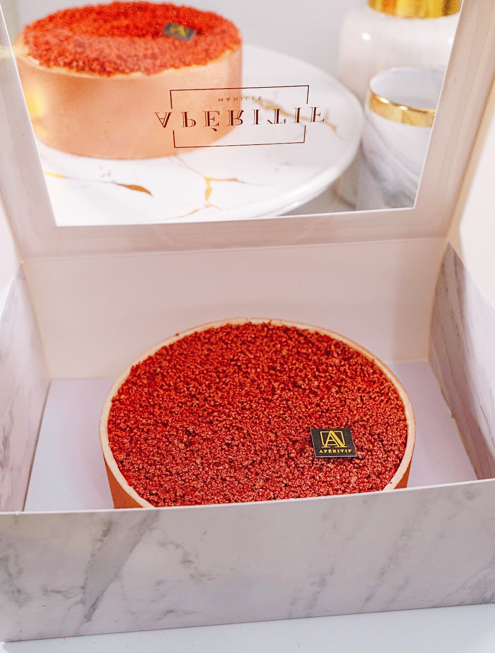 Red Velvet Triple Fudge Cake