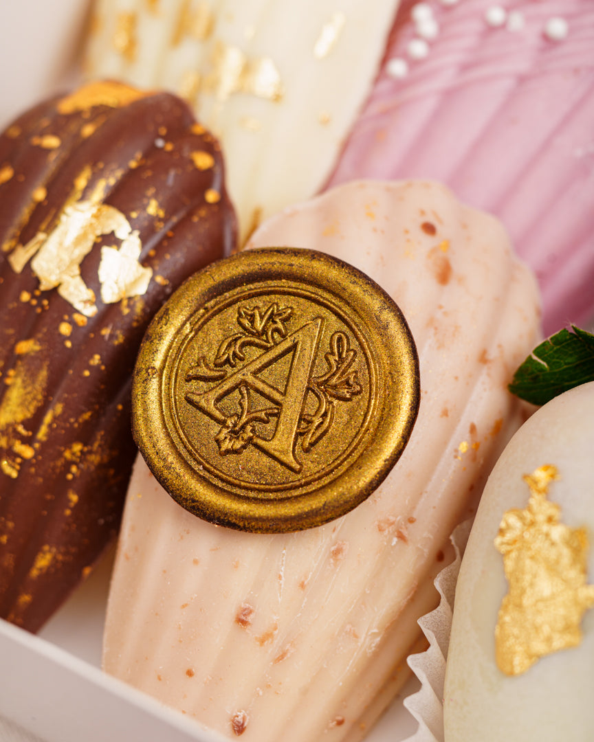 Designer Strawberries and Madeleines Box