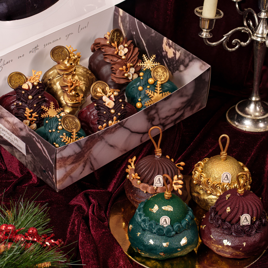 Holiday Designer Donut Box (Box of 4)