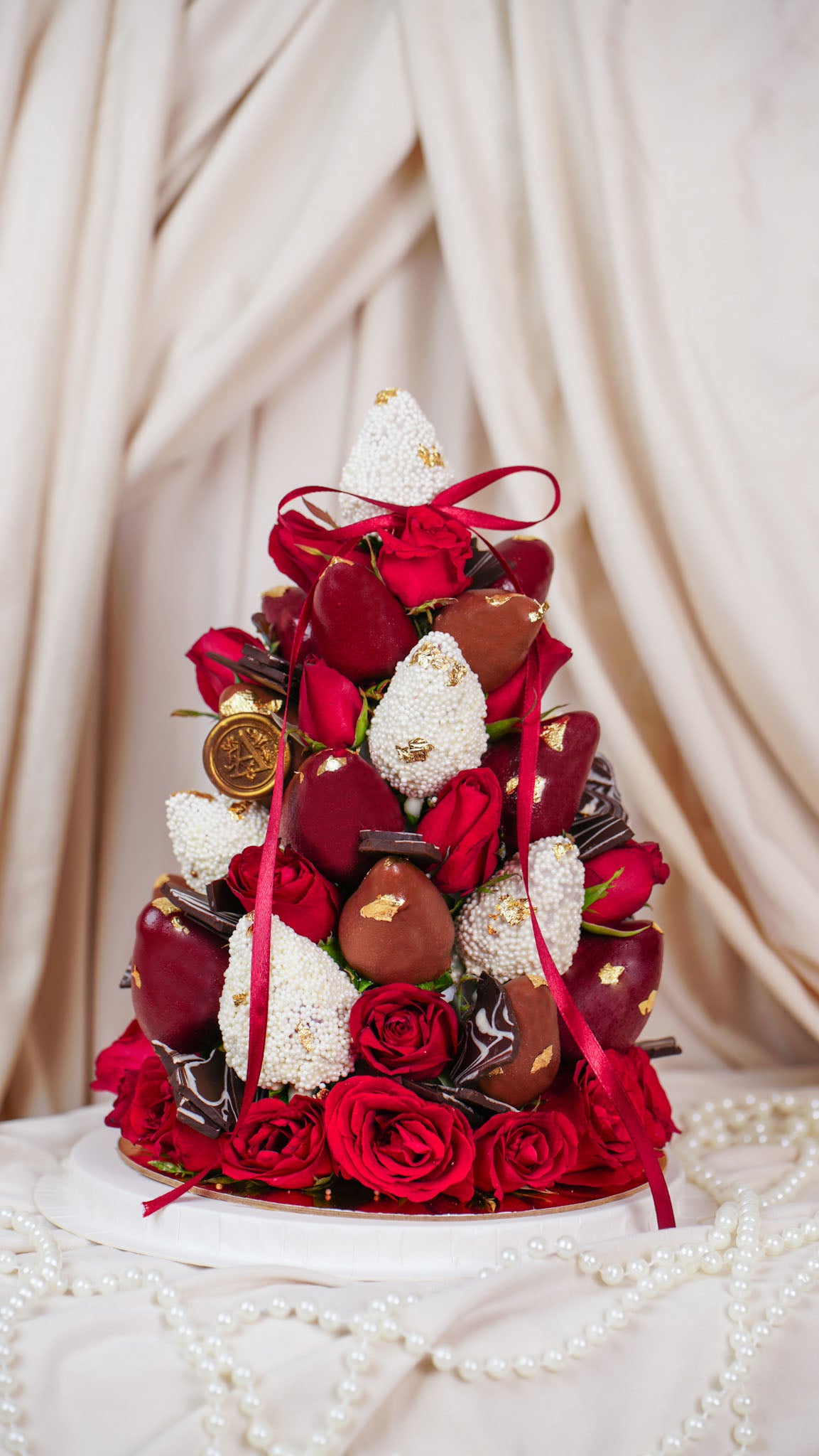 Strawberry Roses Tower